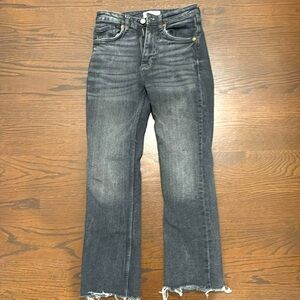 Zara grey bootcut jeans
